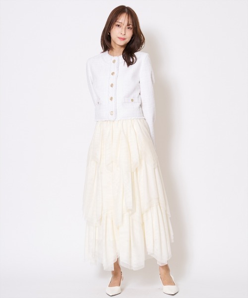 AND COUTURE（アンドクチュール） ジャケット ノーカラージャケット