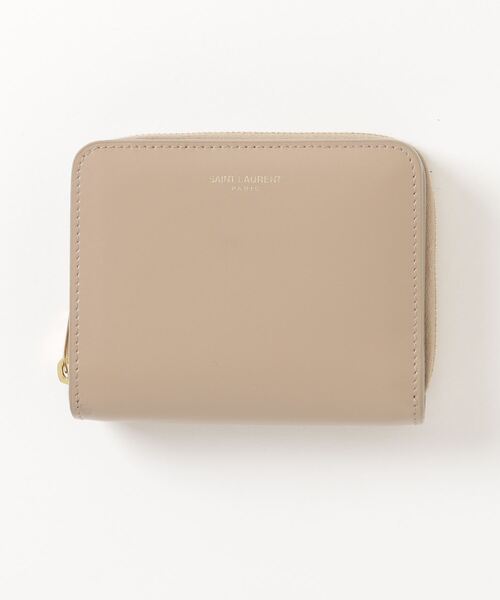 SAINT LAURENT PARIS」 財布 - ベージュ レディース : ZOZOTOWN Yahoo