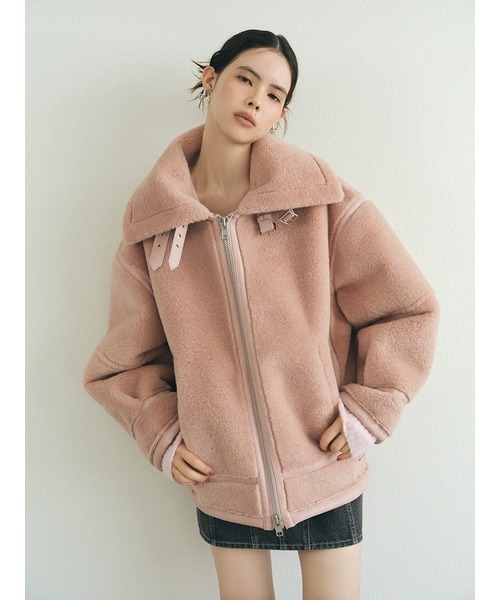 「FURFUR」 ブルゾン 1 ピンク レディースの画像