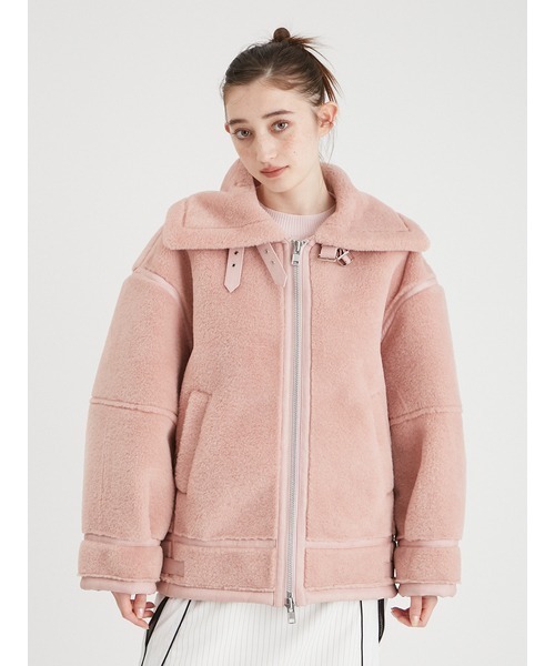 「FURFUR」 ブルゾン 1 ピンク レディースの画像