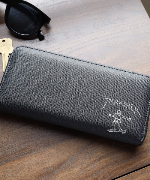 tears of swan 財布 長財布 氣志團 THRASHER（スラッシャー） 長財布 財布 スケボー箔押し財布 長財布＆2