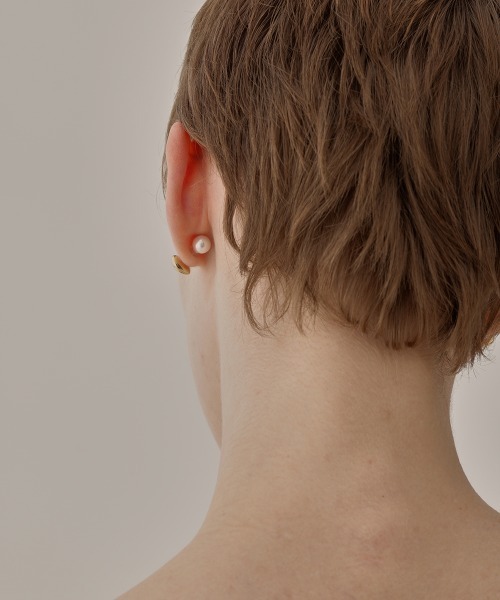 ピアス Pearl Pierced（Heart） レディース メンズの画像