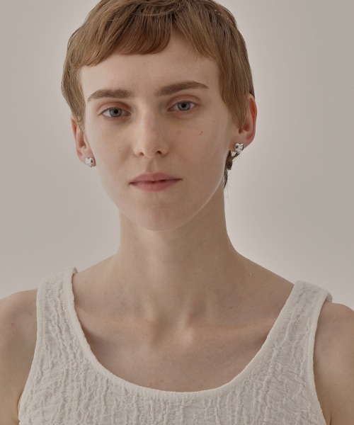 ピアス Pearl Pierced（Heart） レディース メンズの画像