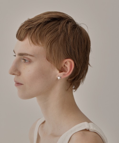 ピアス Pearl Pierced（Heart） レディース メンズの画像