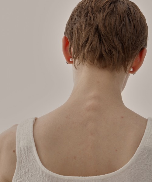 ピアス Pearl Pierced（Heart） レディース メンズの画像