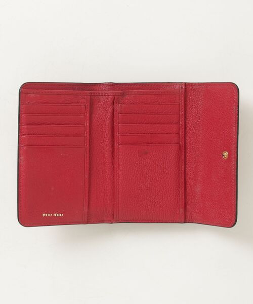 「miu miu」 財布 - レッド レディース_画像4