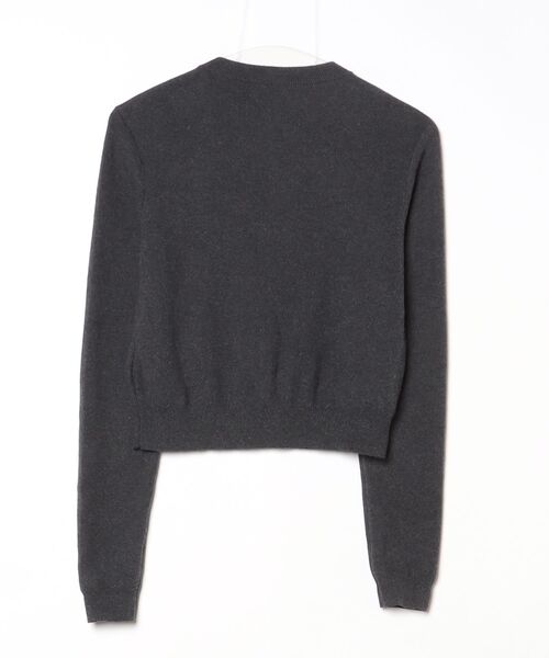 「CABaN」 ニットカーディガン X-SMALL チャコールグレー レディースの画像