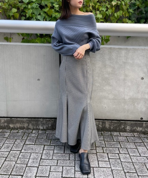 「FRAY I.D」 ロングスカート 0 ブラック レディースの画像