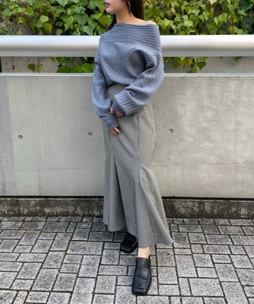 「FRAY I.D」 ロングスカート 0 ブラック レディースの画像
