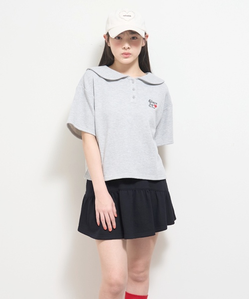 希少　POLO SPORT セットアップ　ブラック/ホワイト LOVETOXIC セットアップ 「吸水速乾/快適」セーラーポロセットアップ