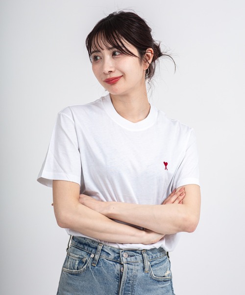 AMI Alexandre Mattiussi tシャツ 「Ami Paris」オーガニックコットンT