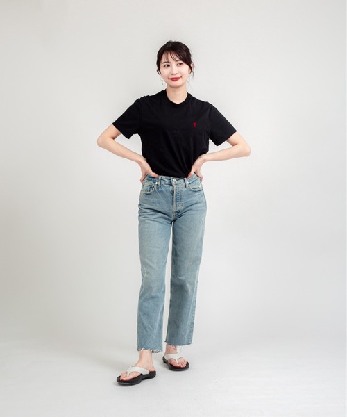 AMI Alexandre Mattiussi tシャツ 半袖 「Ami Paris」オーガニック