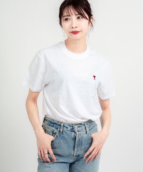 AMI Alexandre Mattiussi tシャツ 半袖 「Ami Paris」オーガニック