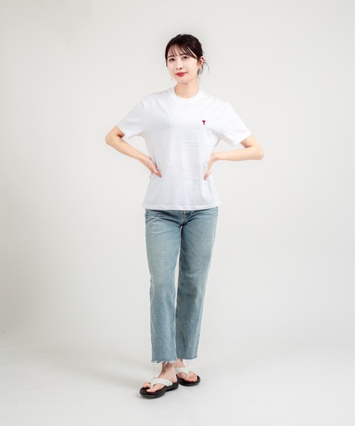 AMI Alexandre Mattiussi tシャツ 半袖 「Ami Paris」オーガニック