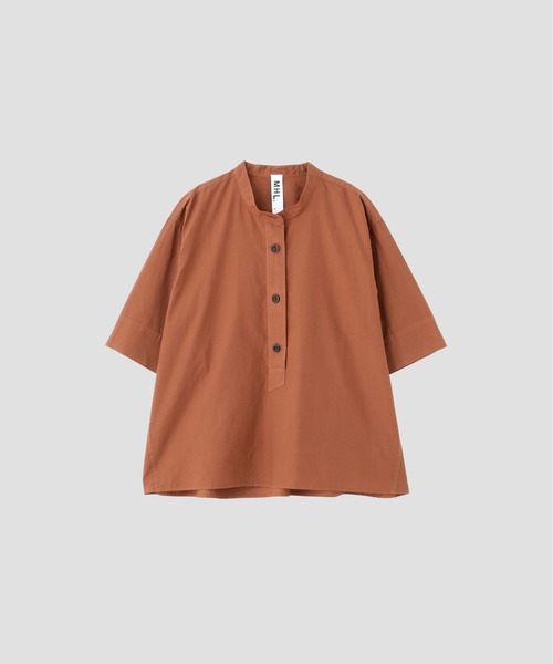 シャツ/ブラウス(半袖/袖なし) MHL. COTTON RAMIE POPLIN MHL.（エムエイチエル） ブラウス シャツ COTTON RAMIE POPLIN