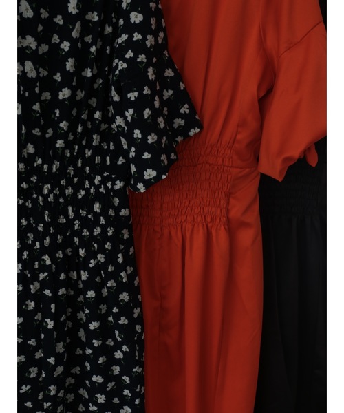 「Katrin TOKYO」 半袖ワンピース X-SMALL レッド レディース_画像4