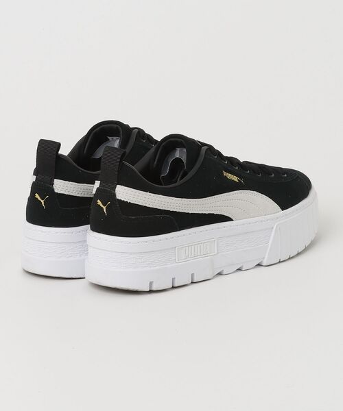 「PUMA」 ローカットスニーカー 24cm ブラック レディース_画像2