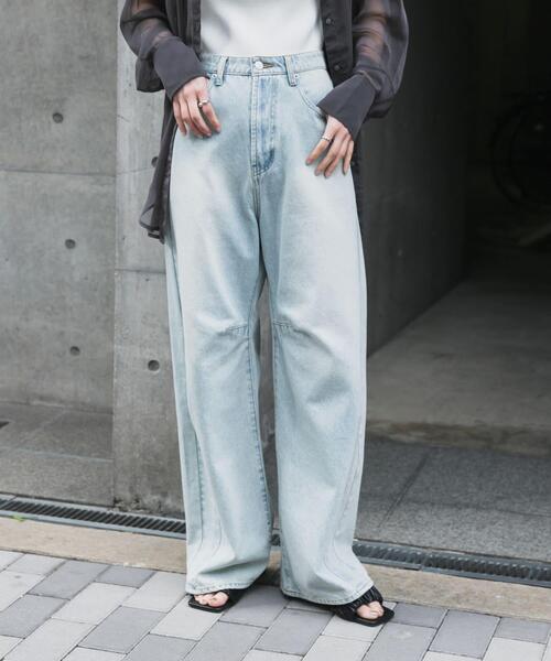 「SENSE OF PLACE by URBAN RESEARCH」 デニムパンツ MEDIUM ピンク レディース_画像2