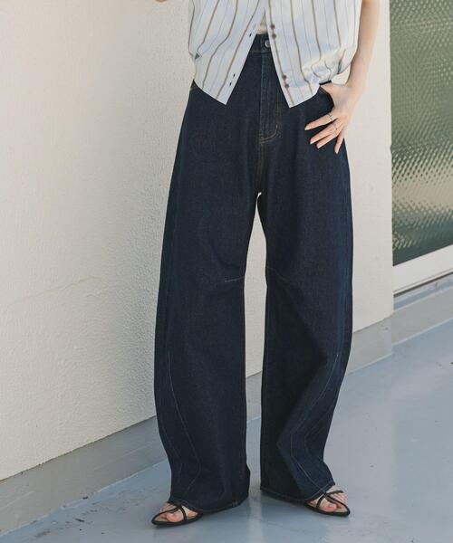 「SENSE OF PLACE by URBAN RESEARCH」 デニムパンツ MEDIUM ピンク レディース_画像4