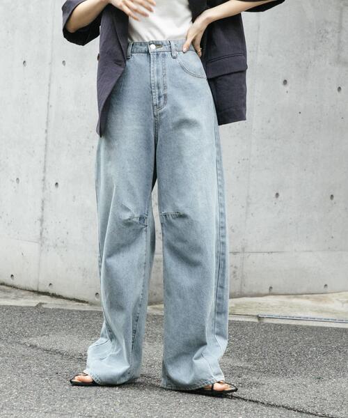 「SENSE OF PLACE by URBAN RESEARCH」 デニムパンツ MEDIUM ピンク レディース_画像5