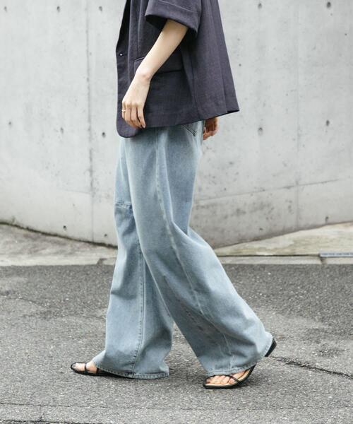 「SENSE OF PLACE by URBAN RESEARCH」 デニムパンツ MEDIUM ピンク レディース_画像9