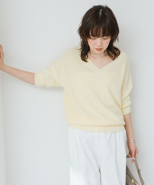 フレイ  Vネッニット ニット セーター Vネックレイヤードニット レディース : ZOZOTOWN