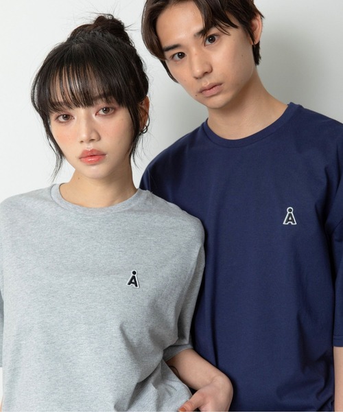 ALAND tシャツ 半袖 「UNISEX」ALAND／AロゴワッペンTシャツ