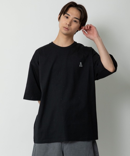 ALAND tシャツ 半袖 「UNISEX」ALAND／AロゴワッペンTシャツ