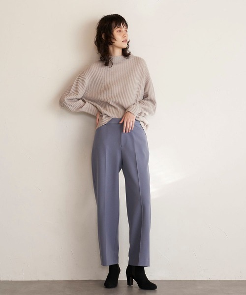 「la.f…」 パンツ 9号 ネイビー レディース_画像9