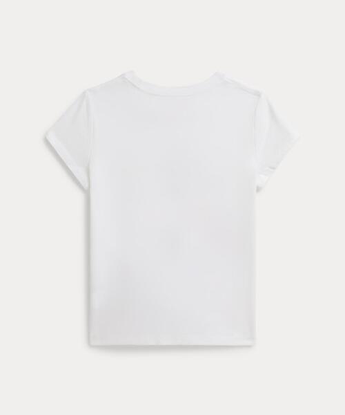 tシャツ Polo ベア コットン ジャージー Tシャツ キッズ 子供服 女の子の画像