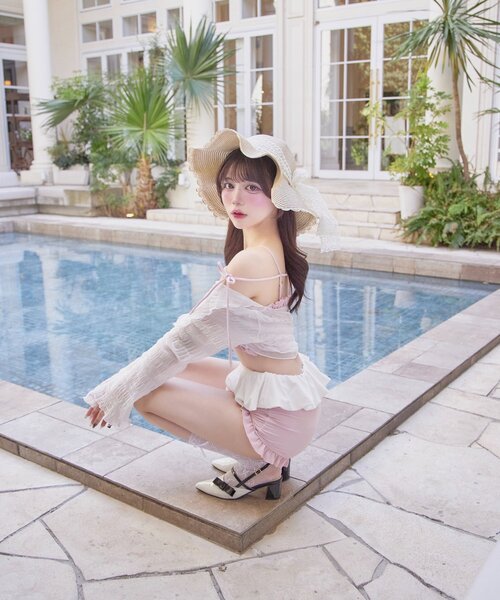OLIVE des OLIVE（オリーブデオリーブ） 水着 「Belle Charme」Ruffle