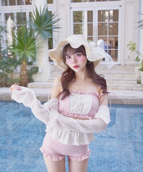 OLIVE des OLIVE（オリーブデオリーブ） 水着 「Belle Charme」Ruffle