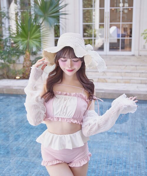 OLIVE des OLIVE（オリーブデオリーブ） 水着 「Belle Charme」Ruffle
