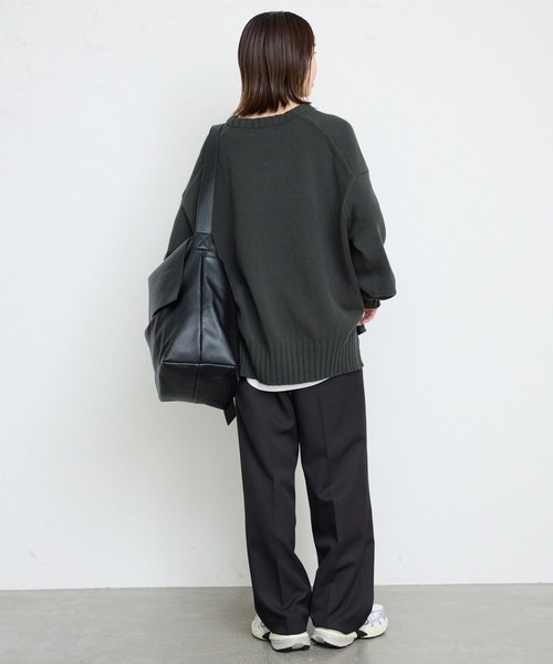 「SLOBE IENA」 イージーパンツ 38 ブラウン レディース_7