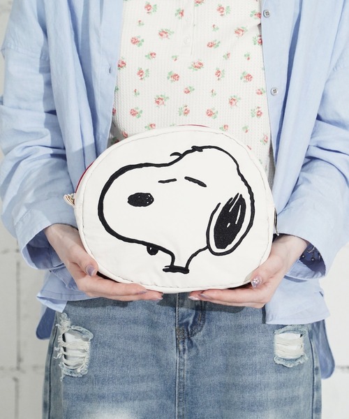 Vintage PEANUTS ポーチ 09”「Vintage PEANUTS」ナイロン ダイカット