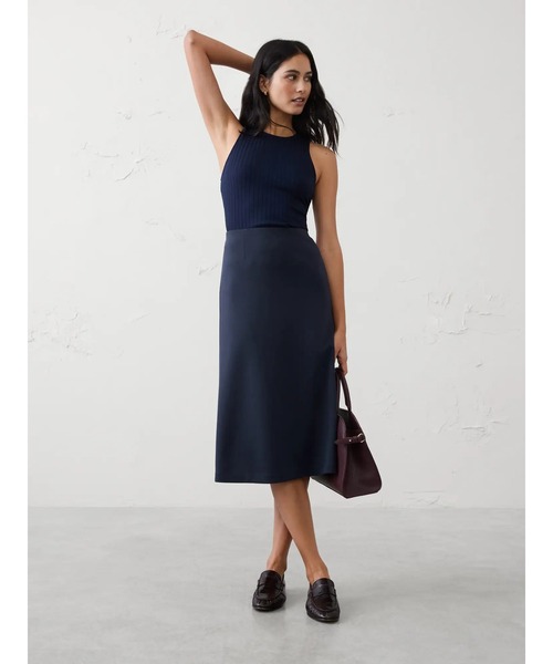 スカート BANANA REPUBLIC FACTORY STORE　　ソフトタッチ ミディ スカートの画像