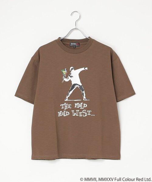 VENCE EXCHANGE tシャツ 「接触冷感」Banksy バンクシー Love is in