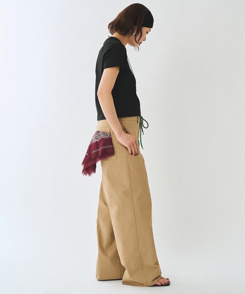 Whim Gazette（ウィム ガゼット） ワイドパンツ チノパン 「WEB限定
