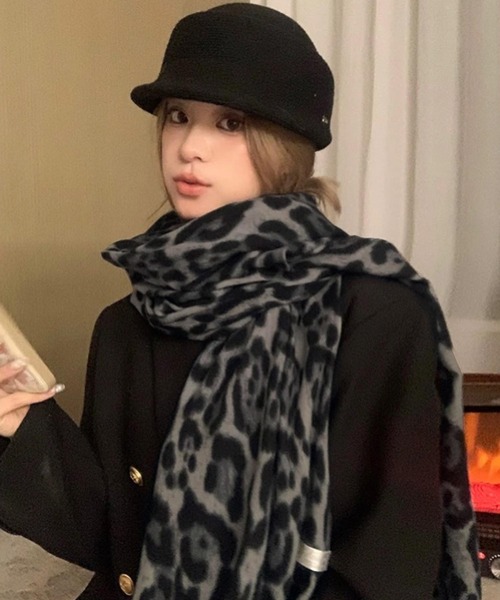 「shopnikoniko」 ストール フリー グレー レディース_画像3