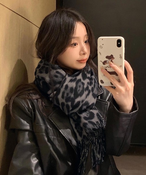 「shopnikoniko」 ストール フリー グレー レディース_画像6