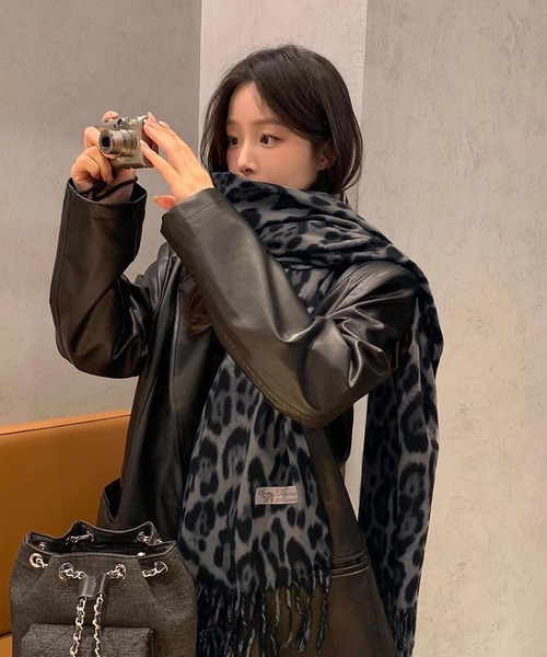 「shopnikoniko」 ストール フリー グレー レディース_画像7