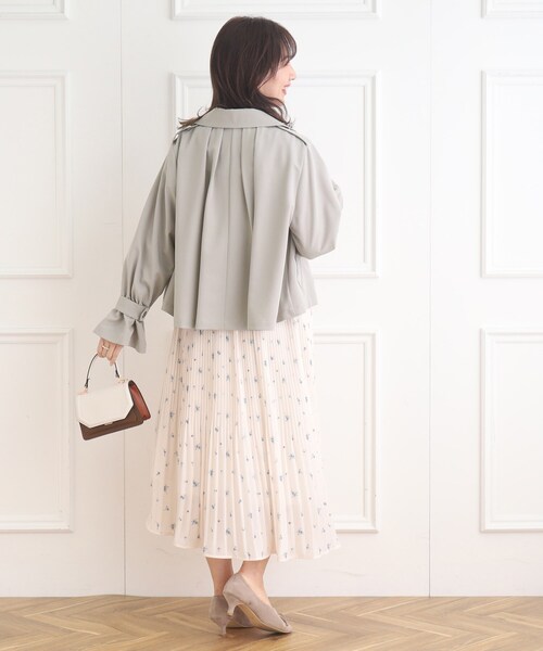 「couture brooch」 トレンチコート 40 ベージュ レディース_画像4