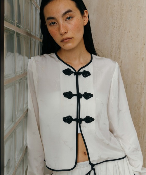 CREDONA（クレドナ） カーディガン SATIN JQ CHINA JACKET/サテン 