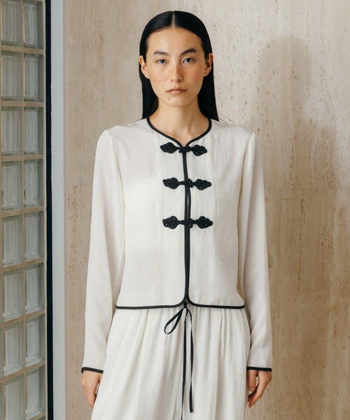 CREDONA（クレドナ） カーディガン SATIN JQ CHINA JACKET/サテン 