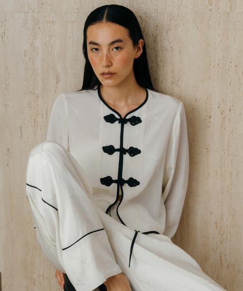 CREDONA（クレドナ） カーディガン SATIN JQ CHINA JACKET/サテン 