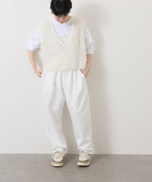 「JOURNAL STANDARD LUXE」 スウェットパンツ FREE ホワイト レディース_画像8