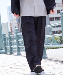SHIPS（シップス） ワイドパンツ パンツ SHIPS:「セットアップ対応/ 撥