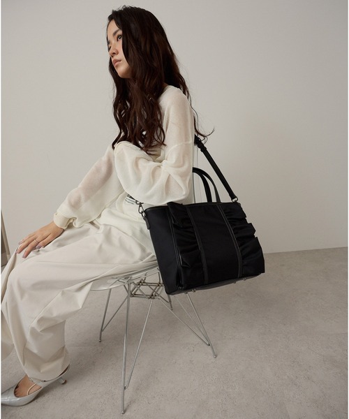 hi＊choucho楕円底2wayトートバッグ GUSCIO（グッシオ） ショルダー
