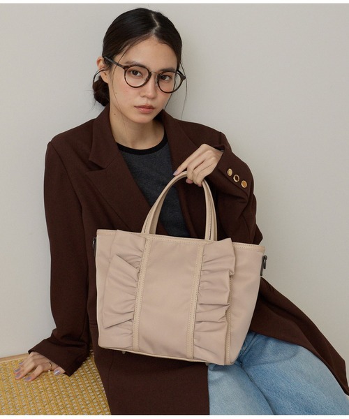 hi＊choucho楕円底2wayトートバッグ hi＊choucho楕円底2wayトートバッグ GUSCIO（グッシオ） ショルダー