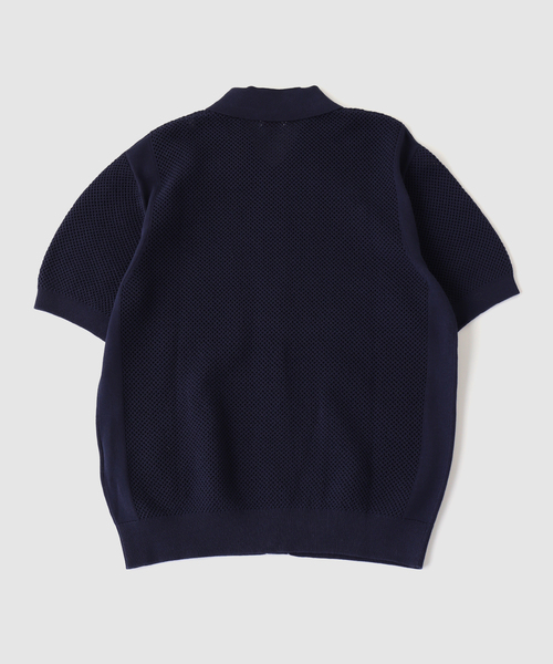 ポロシャツ fursac (フルサック) Open Knit ポロ メンズ レディースの画像